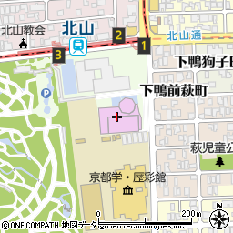 京都市役所文化市民局　京都市交響楽団周辺の地図