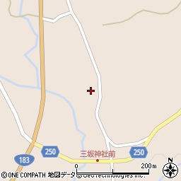 広島県庄原市西城町三坂842周辺の地図