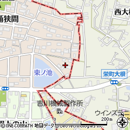 愛知県名古屋市緑区桶狭間2915周辺の地図