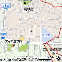 愛知県名古屋市緑区桶狭間3215周辺の地図