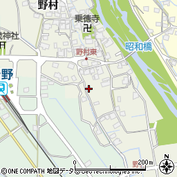 兵庫県神崎郡神河町野村119周辺の地図