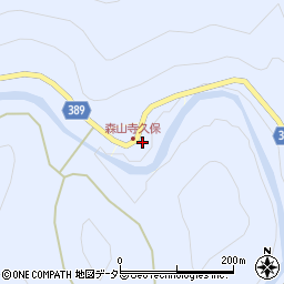 静岡県浜松市天竜区勝坂周辺の地図