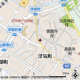 滋賀県守山市浮気町274-1周辺の地図