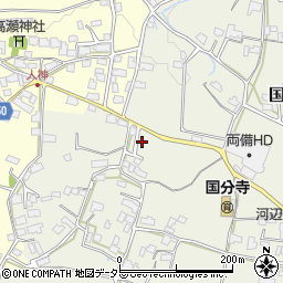 岡山県津山市国分寺439-20周辺の地図