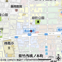 京都府京都市北区紫竹下緑町82周辺の地図