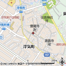 滋賀県守山市浮気町190周辺の地図