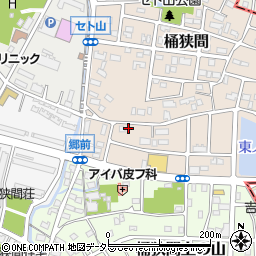 愛知県名古屋市緑区桶狭間3303周辺の地図