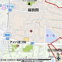 愛知県名古屋市緑区桶狭間3311周辺の地図