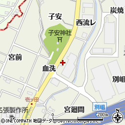 愛知県大府市共和町西流レ周辺の地図