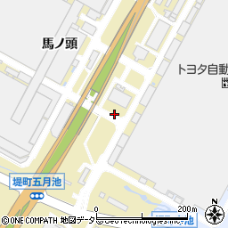 愛知県豊田市堤町五月池周辺の地図