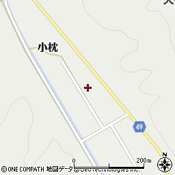 兵庫県丹波篠山市小枕1226周辺の地図