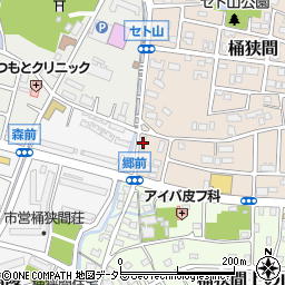 愛知県名古屋市緑区桶狭間3601周辺の地図