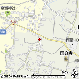 岡山県津山市国分寺439-17周辺の地図