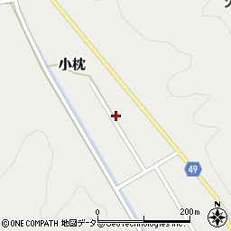 兵庫県丹波篠山市小枕1229周辺の地図