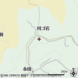 愛知県豊田市松平町川ゴ岩周辺の地図