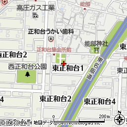 三重県桑名市東正和台1丁目周辺の地図