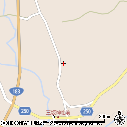 広島県庄原市西城町三坂901周辺の地図