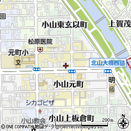 京都府京都市北区小山元町22周辺の地図