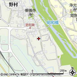 兵庫県神崎郡神河町野村121周辺の地図