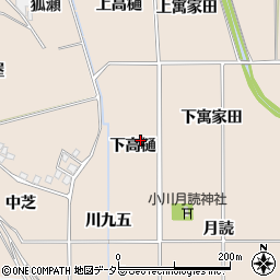 京都府亀岡市馬路町下高樋周辺の地図
