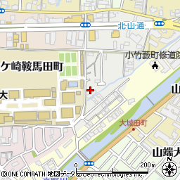 京都府京都市左京区松ケ崎小脇町27周辺の地図
