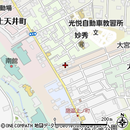 京都府京都市北区鷹峯旧土居町1周辺の地図