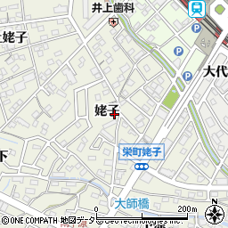 愛知県豊明市栄町（姥子）周辺の地図