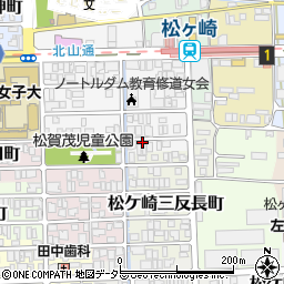 京都市左京区松ケ崎今海道町25 妙法苑ガレージ周辺の地図