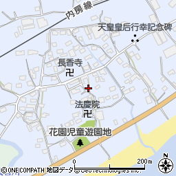 千葉県南房総市和田町花園971-1周辺の地図