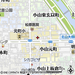 京都市消防職員待機宿舎元町寮周辺の地図