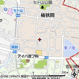 愛知県名古屋市緑区桶狭間2305周辺の地図