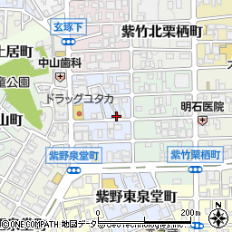 京都府京都市北区紫竹西野山東町27周辺の地図