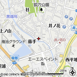 アクティ井ノ花周辺の地図