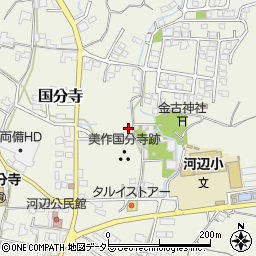 岡山県津山市国分寺294周辺の地図