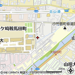 京都府京都市左京区松ケ崎小脇町27-3周辺の地図