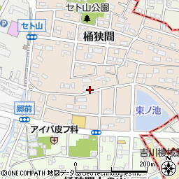 愛知県名古屋市緑区桶狭間2309周辺の地図