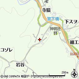 愛知県豊田市林添町井ノ向周辺の地図