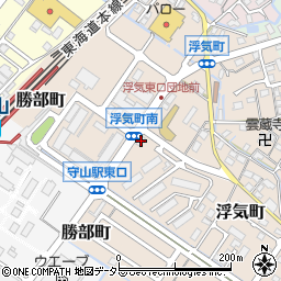 滋賀県守山市浮気町289-3周辺の地図