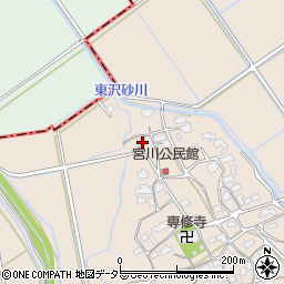 滋賀県東近江市宮川町460周辺の地図