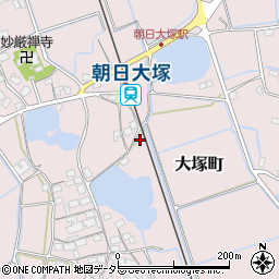 滋賀県東近江市大塚町304周辺の地図