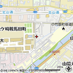 京都府京都市左京区松ケ崎小脇町26-14周辺の地図