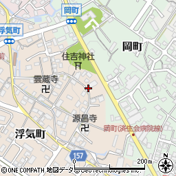 滋賀県守山市浮気町142周辺の地図