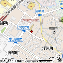 滋賀県守山市浮気町321-2周辺の地図