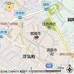 滋賀県守山市浮気町165周辺の地図