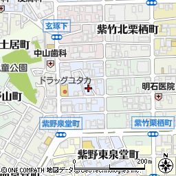京都府京都市北区紫竹西野山東町29-7周辺の地図