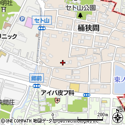 愛知県名古屋市緑区桶狭間2245周辺の地図