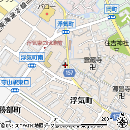 滋賀県守山市浮気町321-24周辺の地図