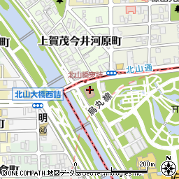 京都府庁　建設交通部京都土木事務所企画調整担当周辺の地図