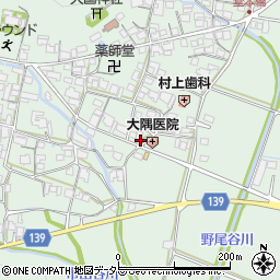大隅医院前周辺の地図