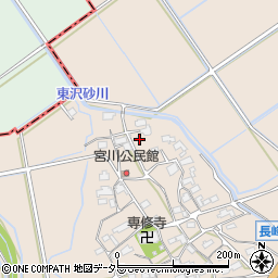 滋賀県東近江市宮川町449周辺の地図